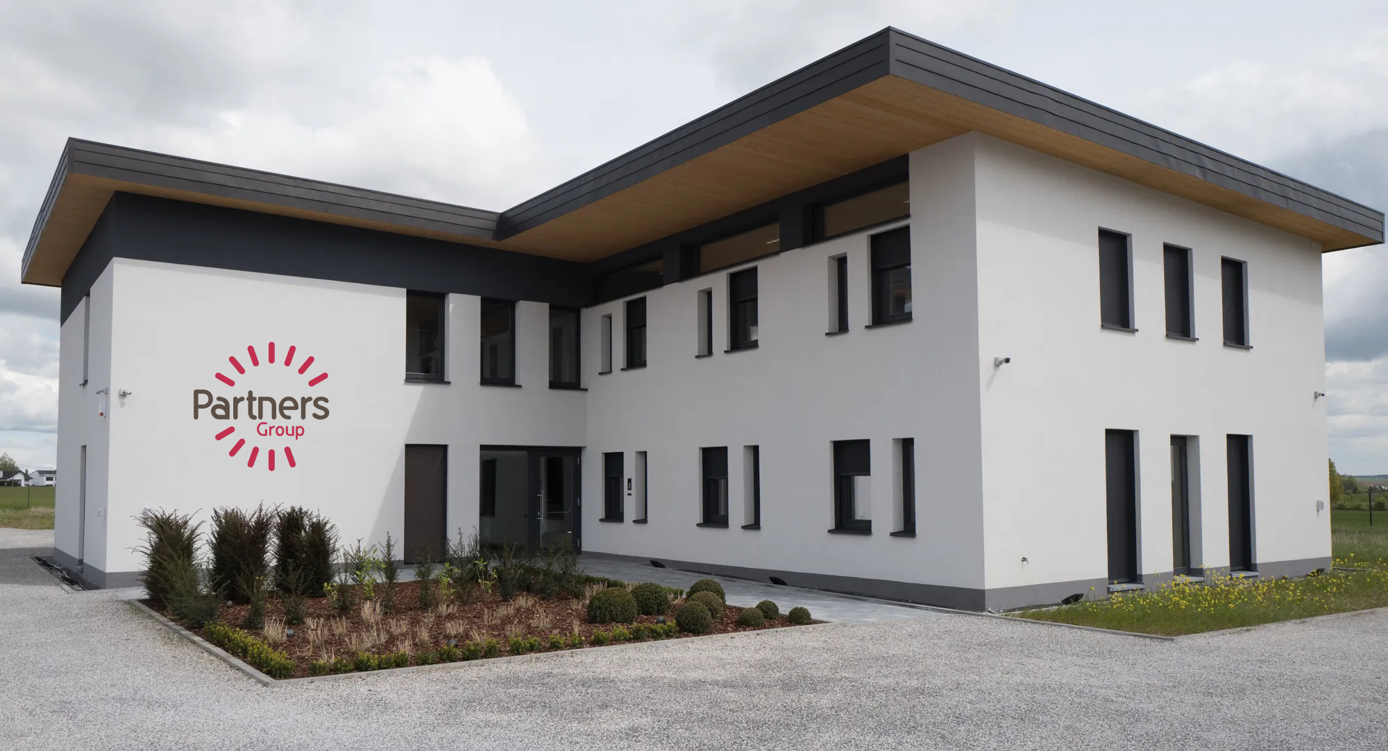 Le bâtiment de Partners Group à Tarcienne